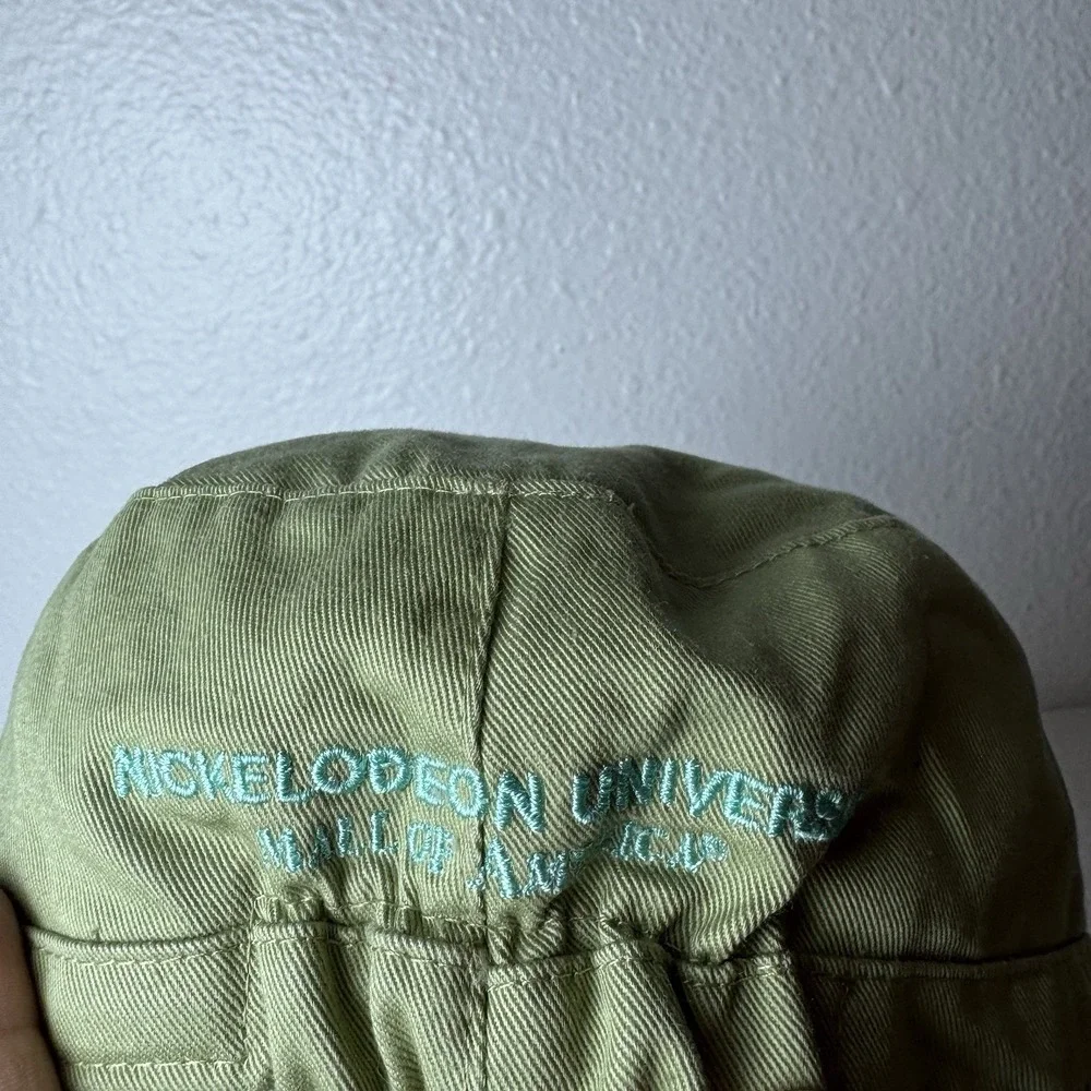 SpongeBob Kids Cadet Hat Military Style Do The Jelly Roll Cap Green Nickelodeon